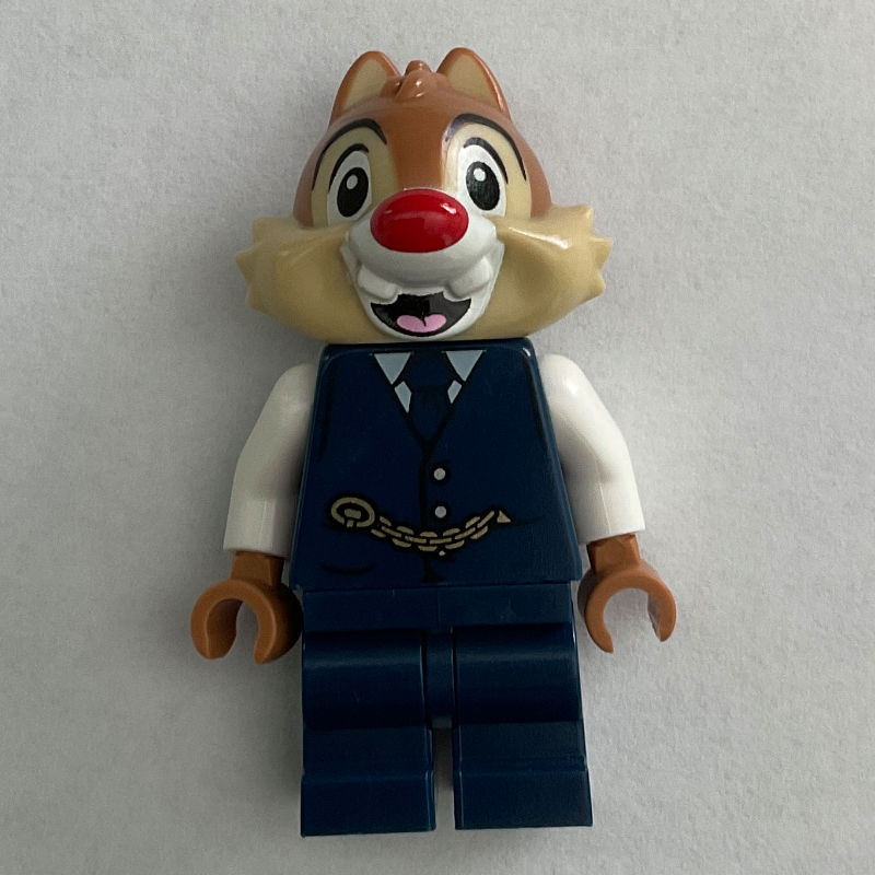 Lego Dale in Dark Blue Vest with Pocket Watch Chain