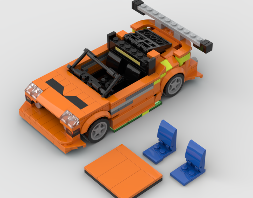 Lego Fast and Furious Toyota Supra convertible