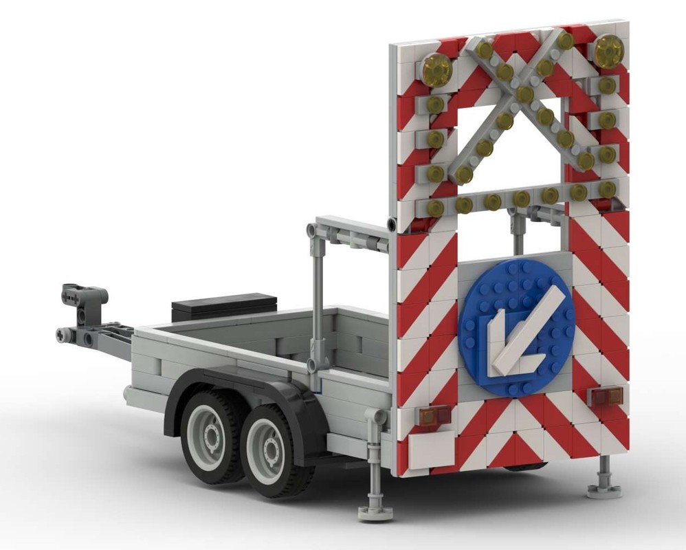 Lego Verkehrssicherungsanhänger/traffic safety trailer