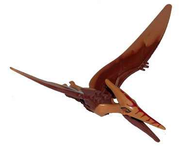 Lego Dinosaur Pteranodon with 4 Studs with Reddish Brown Back