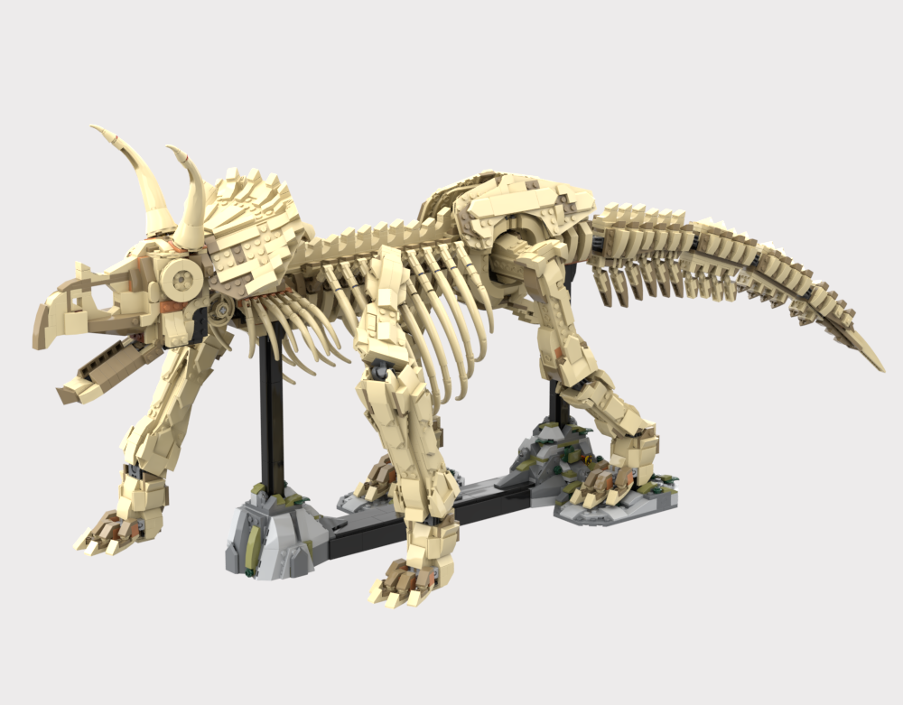 Lego Dinosaur fossils: Triceratops