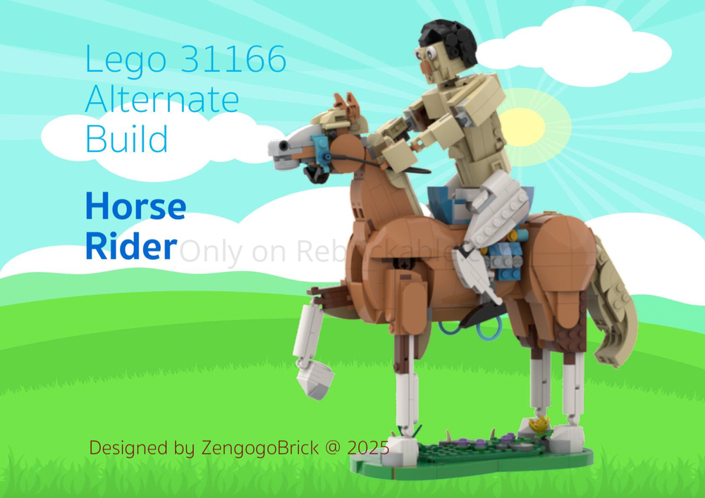 Lego 31137+31166 Horse Rider