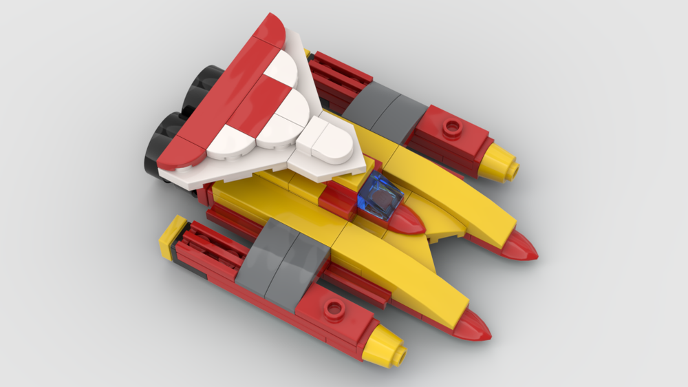Lego MOC New Version Mini "VENUSIAK" UFO Fighter Plane Grendizer