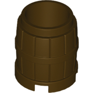 Lego Barrel 2 x 2 x 2 / Dark Brown