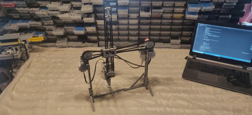 Lego T Bot Gantry - 3 axis superfast robot