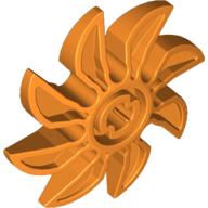 Lego Propeller 8 Blade 5 Diameter / Orange