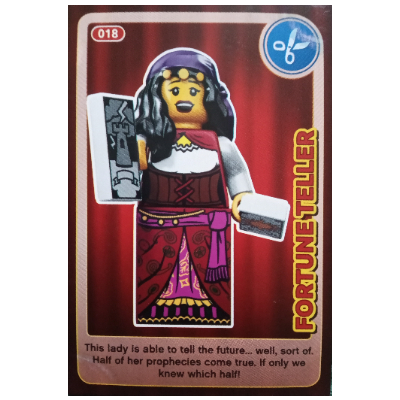 Lego Trading Card, Create the World - Fortune Teller / [No Color/Any Color]