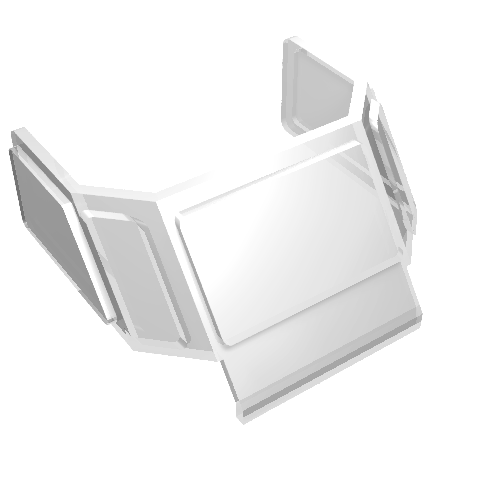 Lego Glass for Train Front Sloping Top / Trans-Clear