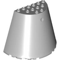 Lego Cone Half 10 x 5 x 6 [Plain]