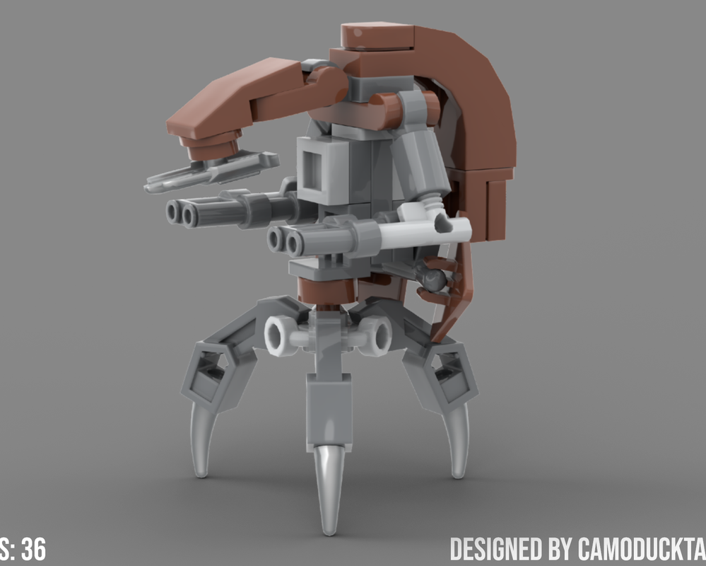 Lego Droideka- 74381 Modifiation