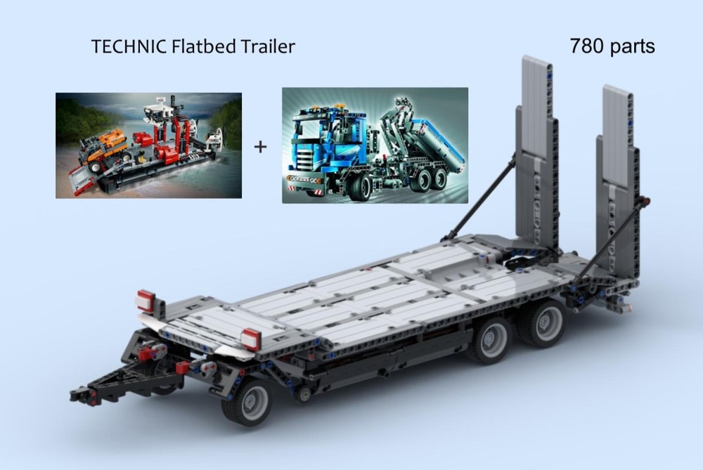 Lego Flatbed Trailer for Arocs