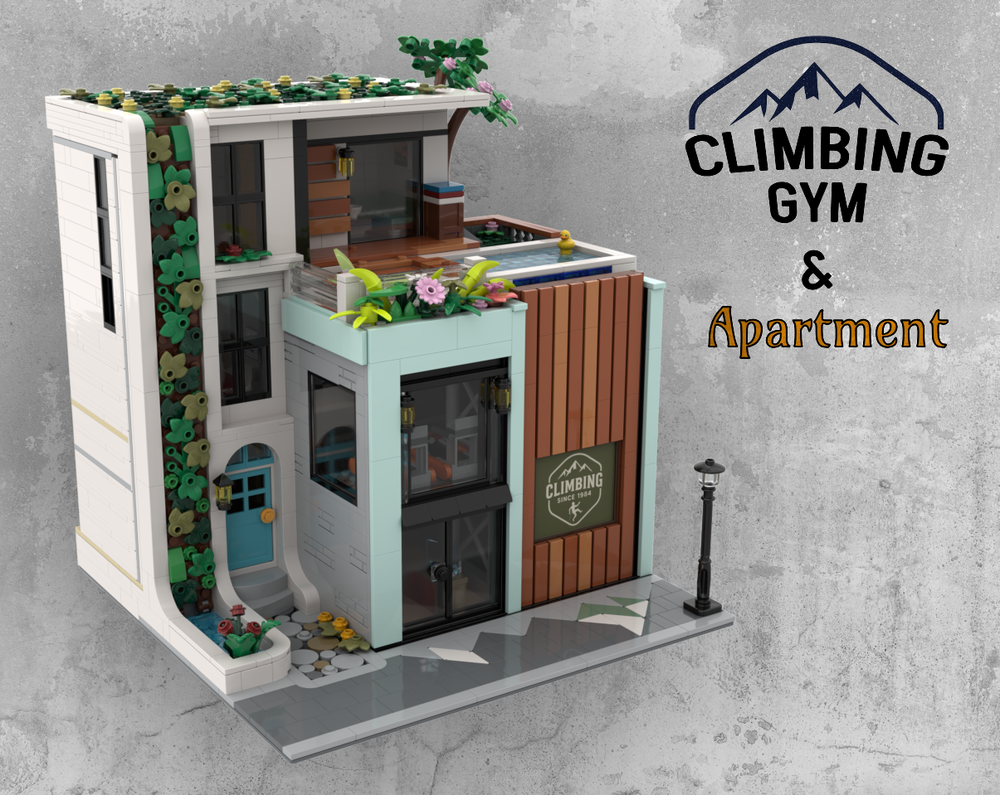 Lego Climbing Gym & Apartment