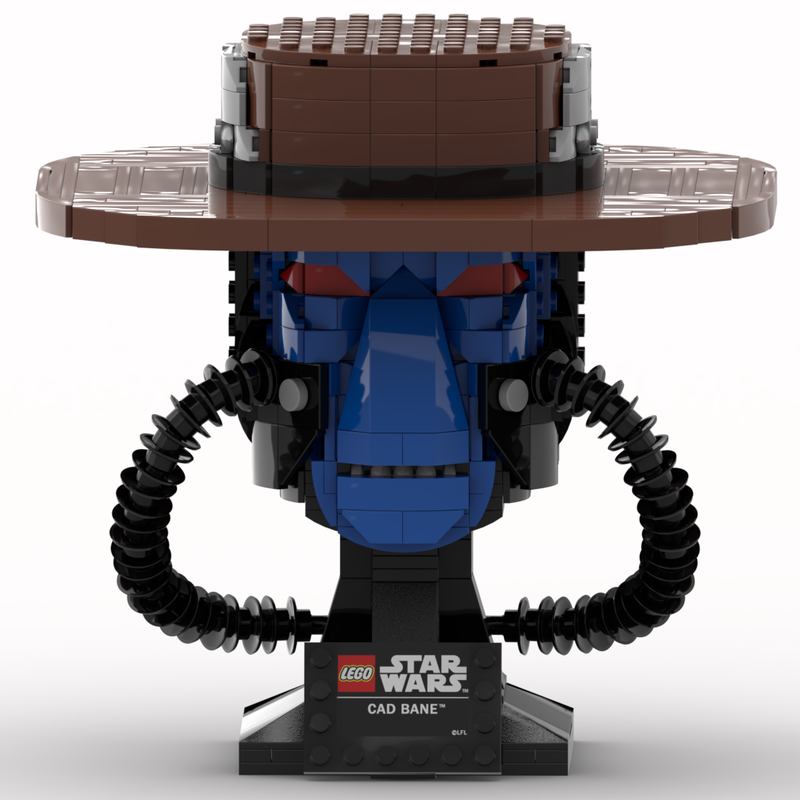 Lego Cad Bane Head - Helmet Collection Style