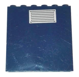 Lego Panel 1 x 6 x 5 with Air Vent Pattern (Sticker) - Set 8635