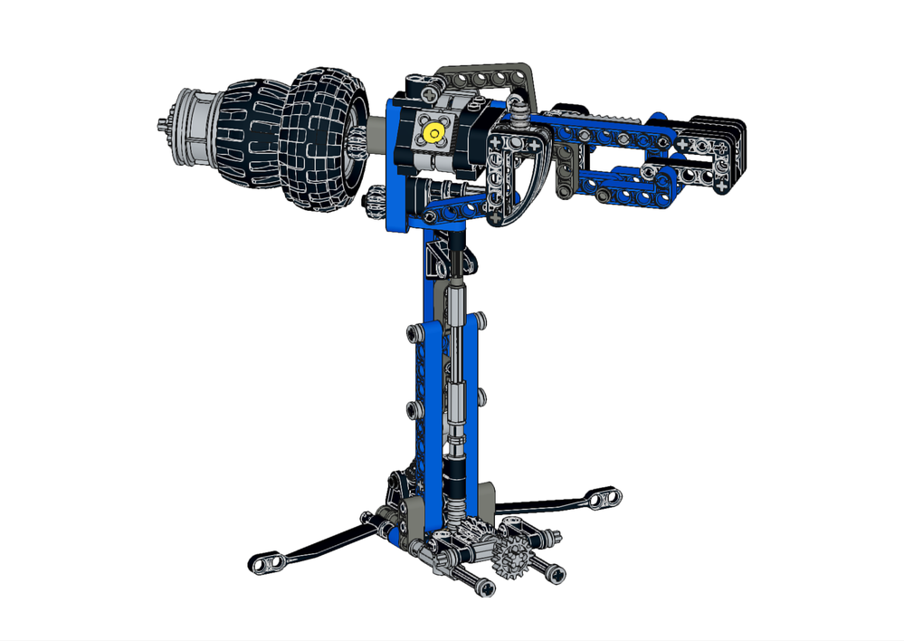 Lego Blue Tower Crane