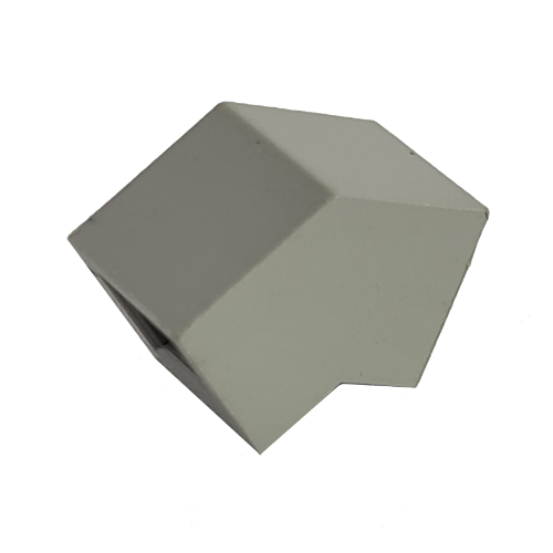 Lego Modulex Brick Angle 1L 27 degree 1:2 slope / Modulex Black