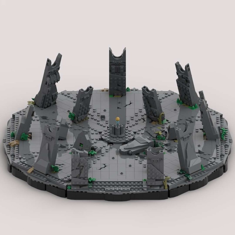 Lego Seatos Temple Diorama