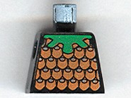 Lego Torso Castle Knights Kingdom Scale Mail Brown Pattern / Black