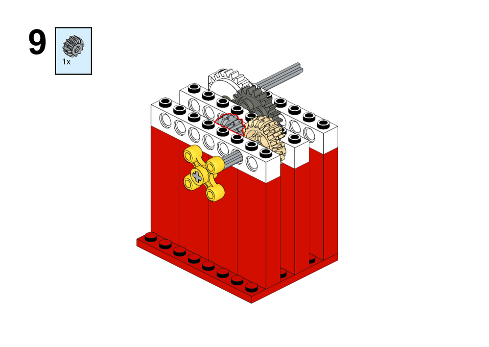 Lego clutch (slip) gear use