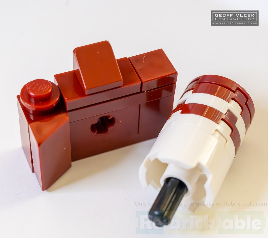 Lego Pocket Size Mirrorless SLR (dark red)