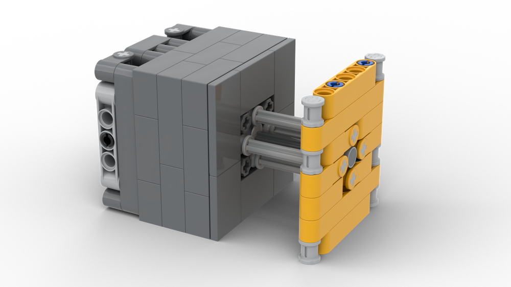 Lego Working Minecraft Piston