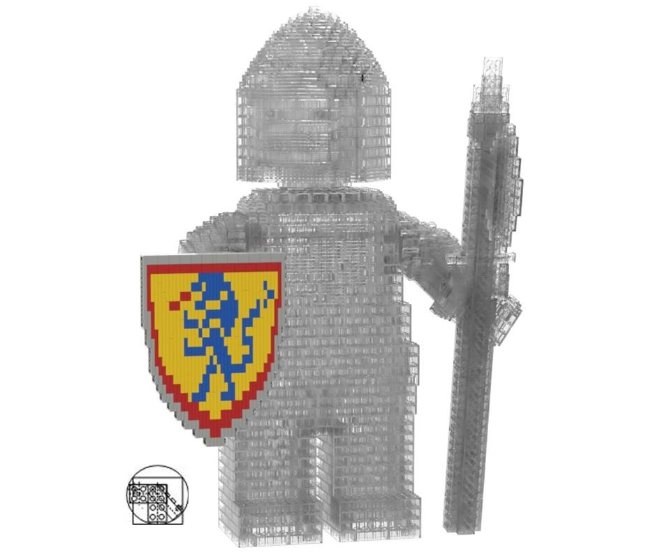 Lego Maxi Figure Leon Yellow Shield