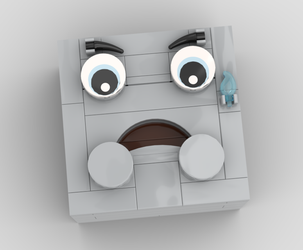 Lego Sad 2x2 Brick