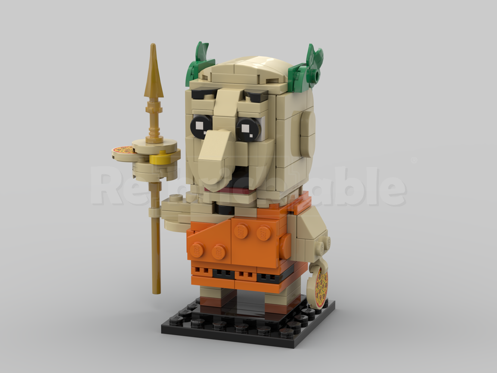 Lego Little Caesars mascot Brickheadz