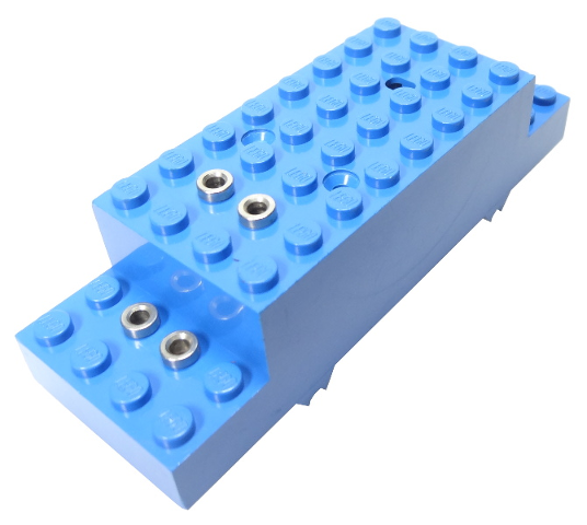 Lego Electric, Motor 4.5V/12V Type B 12 x 4 x 3 1/3 Upper Housing (Train) / Blue