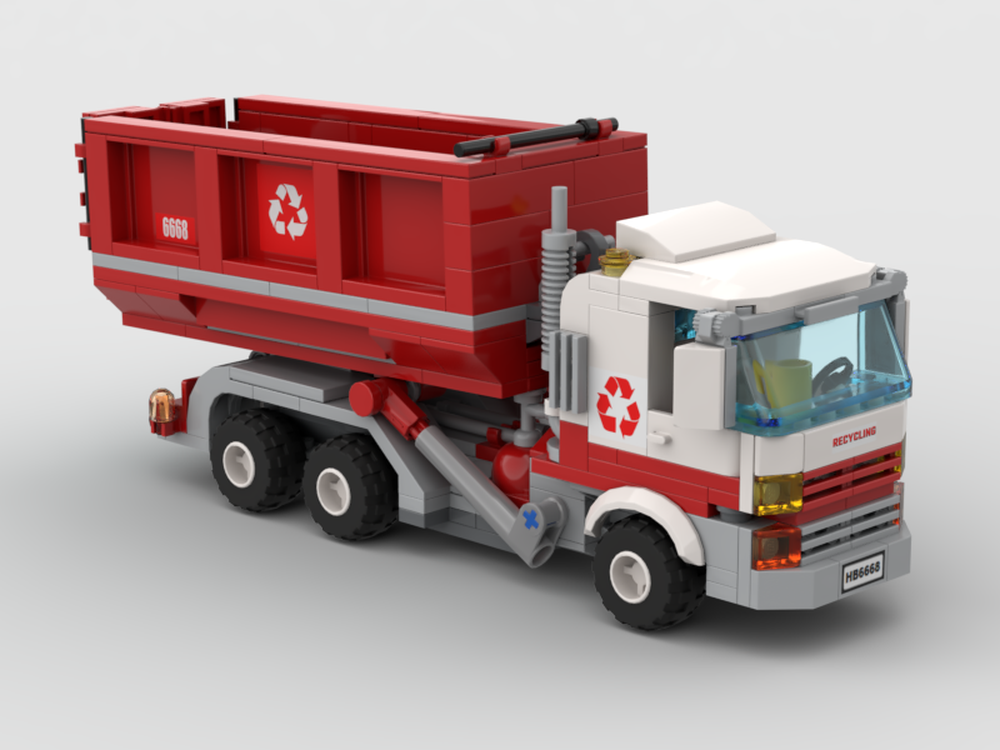 Lego Roll-Off Recycle Truck