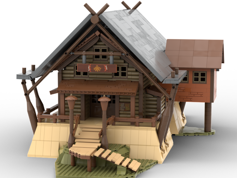 Lego Psychonauts - Camp Whispering Rock Lodge