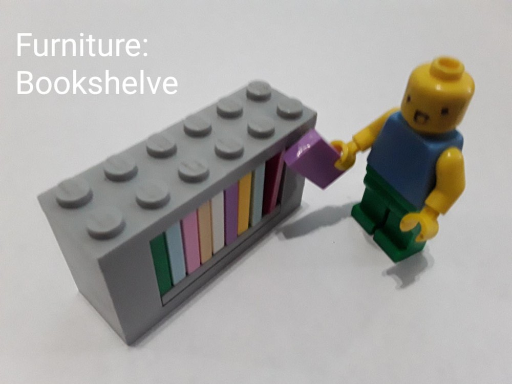 Lego Furniture: Bookshelve