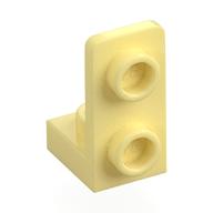 Lego Bracket 1 x 1 - 1 x 2 Inverted / Bright Light Yellow