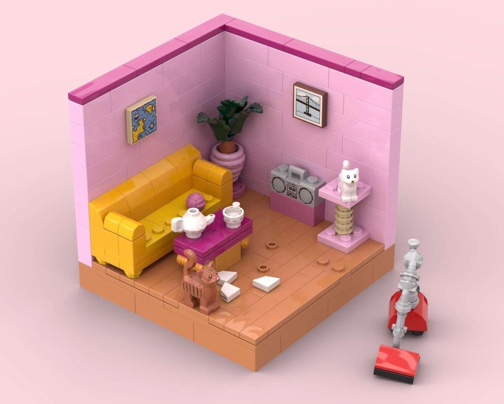 Lego Livingroom for catlovers
