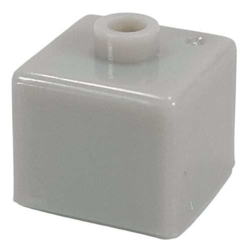 Lego Pen Bead, Square / Light Gray