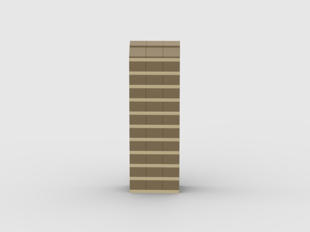 Lego Rainbow Houses-Tan