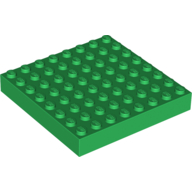 Lego Brick 8 x 8 / Green