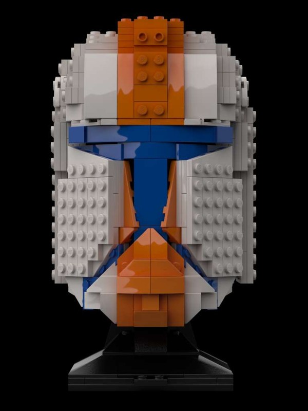 Lego Clone Commando Helmet RC-1138 "BOSS"