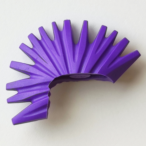 Lego Hair Mohawk / Dark Purple
