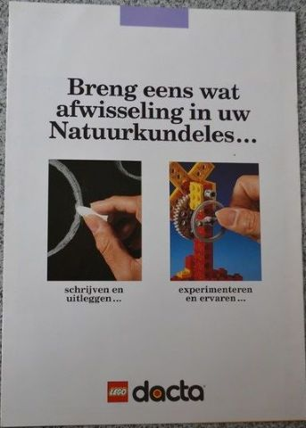 Lego 1993 Large NL Dacta - Breng eens wat afwisseling in uw Natuurkundeles  (950.454-06-NL)