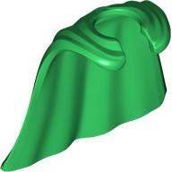 Lego Minifig Neckwear Cape Smooth / Green