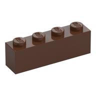 Lego Brick 1 x 4 / Brown