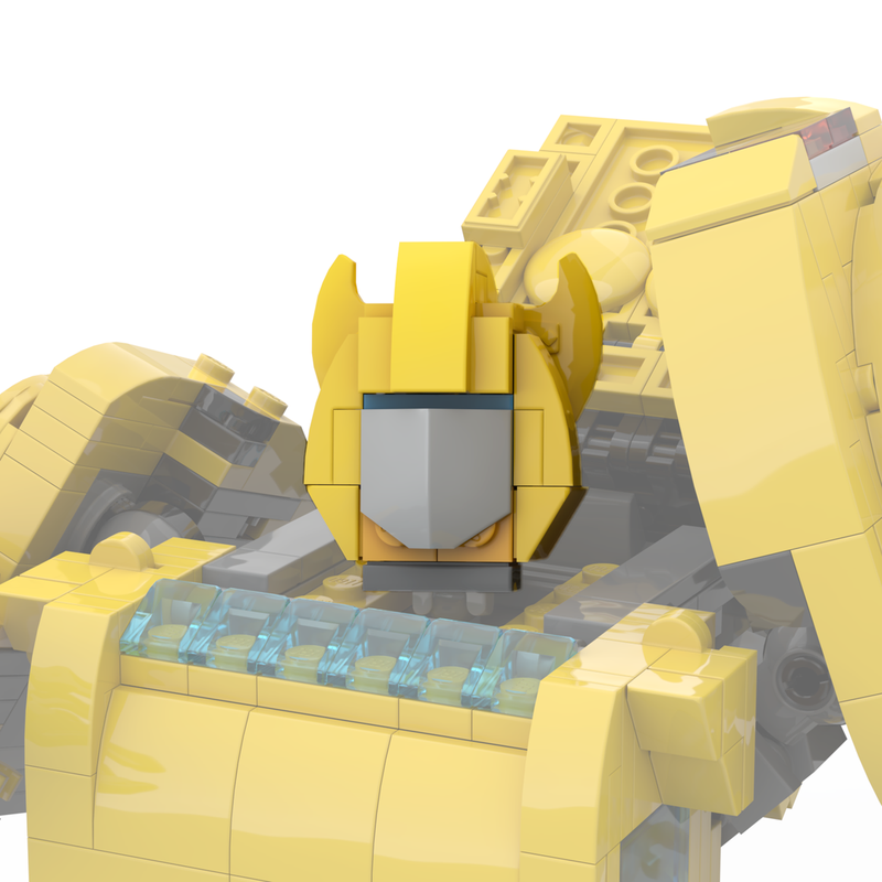 Lego Bumblebee Battlemask Head MOD