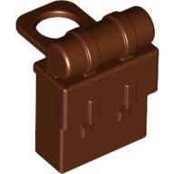 Lego Minifig Neckwear Backpack Non-Opening / Reddish Brown