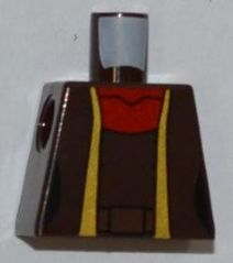 Lego Torso SW Shaak Ti Pattern / Dark Brown