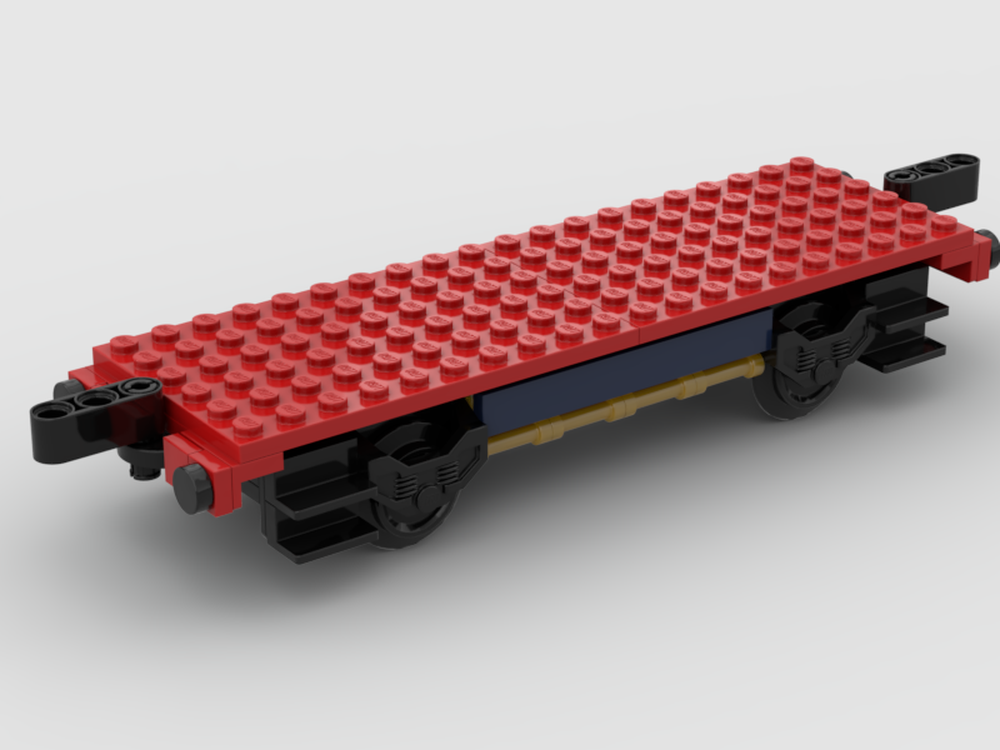 Lego Winter Village Train Base with Technic brick made buffer and connection