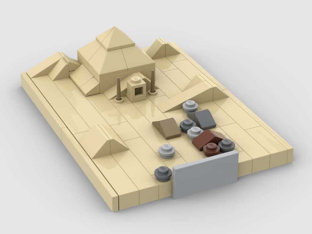 Lego Stargate Abydos Nanoscale diorama