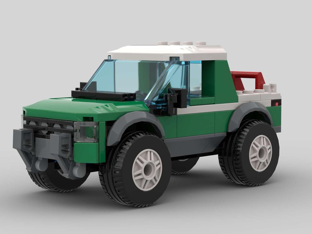 Lego Short cabin car for race buggy transport