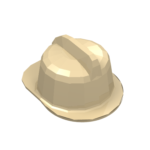 Lego Helmet Fire / Tan