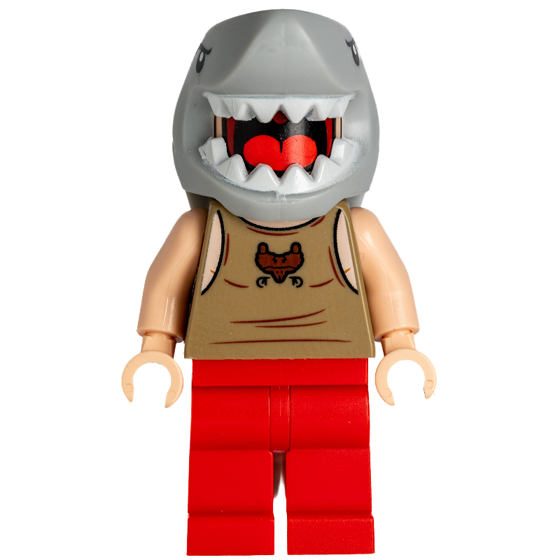 Lego Viktor Krum, Shark Head, Red Legs